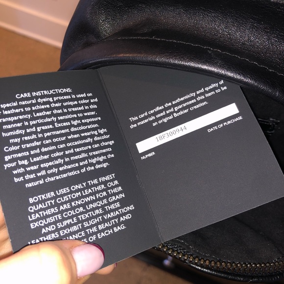 Botkier Black Small Backpack - Picture 7 of 8